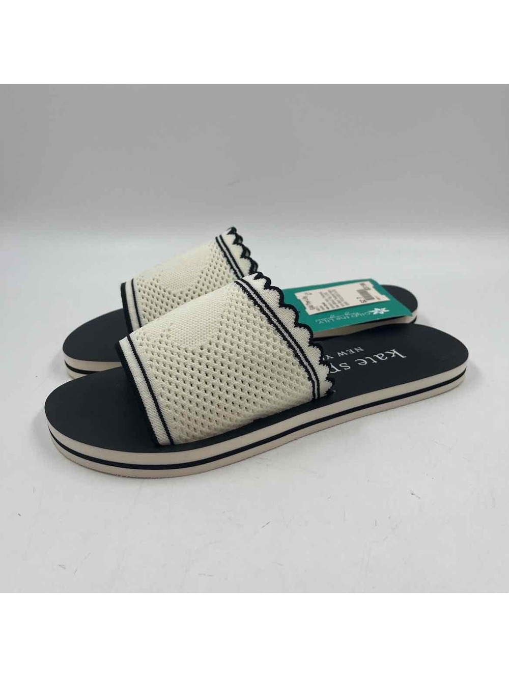 Kate Spade Women's Shoe Size 7 Ivory Textured Sandals